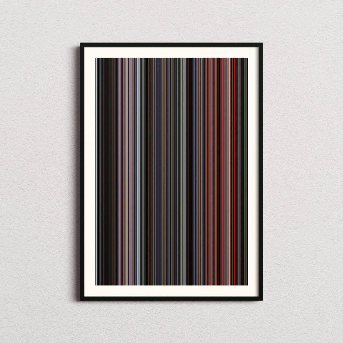 Rush Hour 2 Movie Barcode Poster - Barcode Only