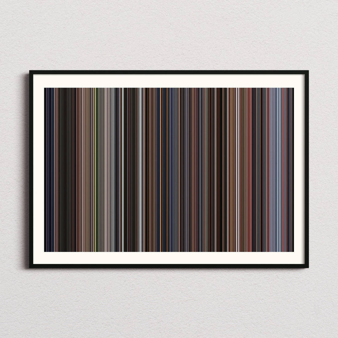 Rush Hour Movie Barcode Poster - Barcode Only