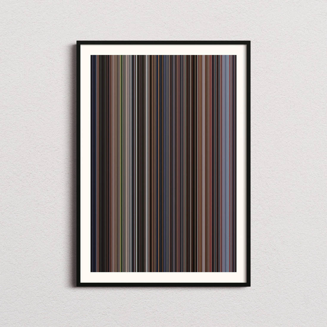 Rush Hour Movie Barcode Poster - Barcode Only