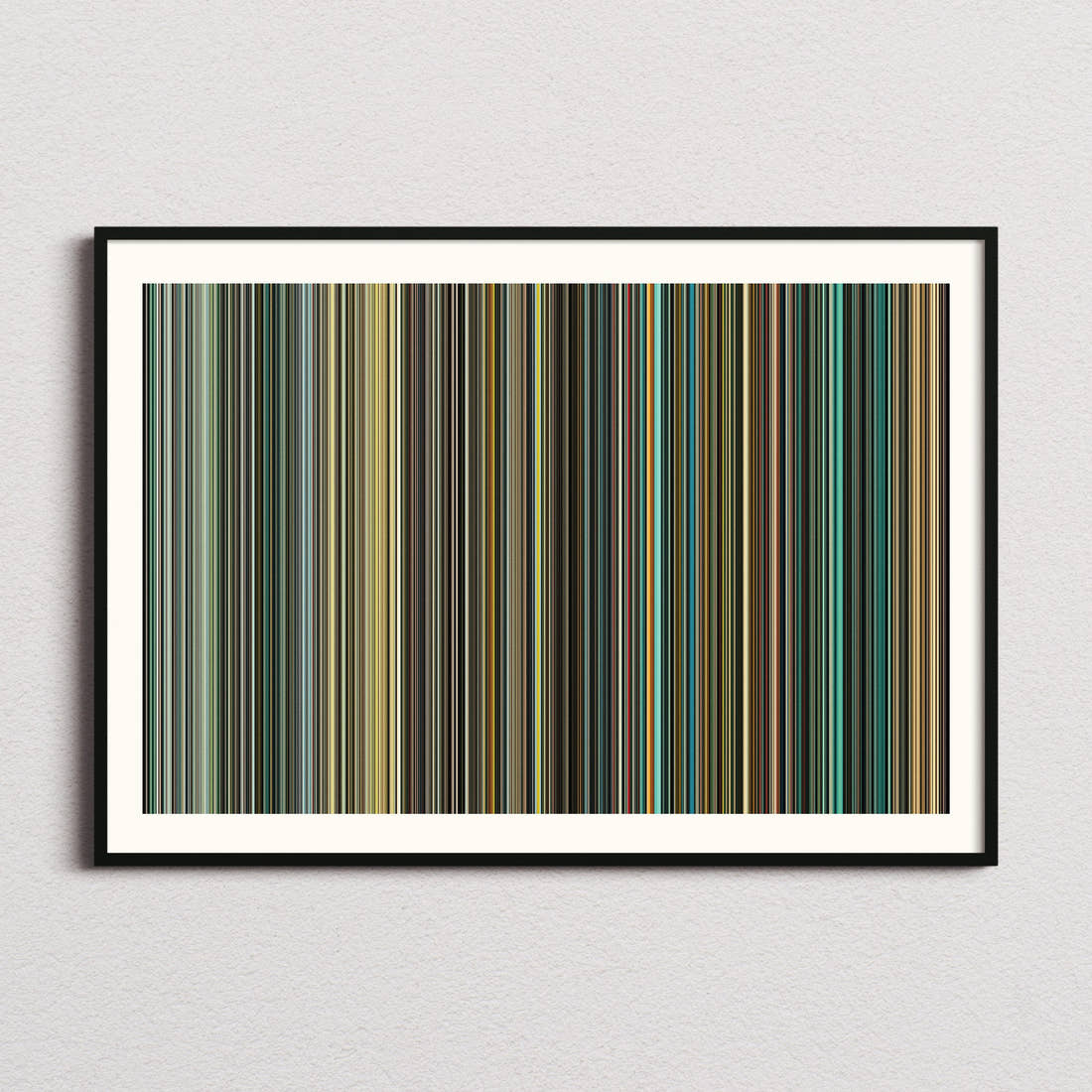 Rush Movie Barcode Poster - Barcode Only