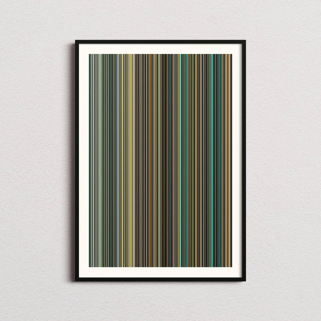 Rush Movie Barcode Poster - Barcode Only