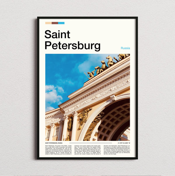 Saint Petersburg - Triumphal Arch - Travel Print