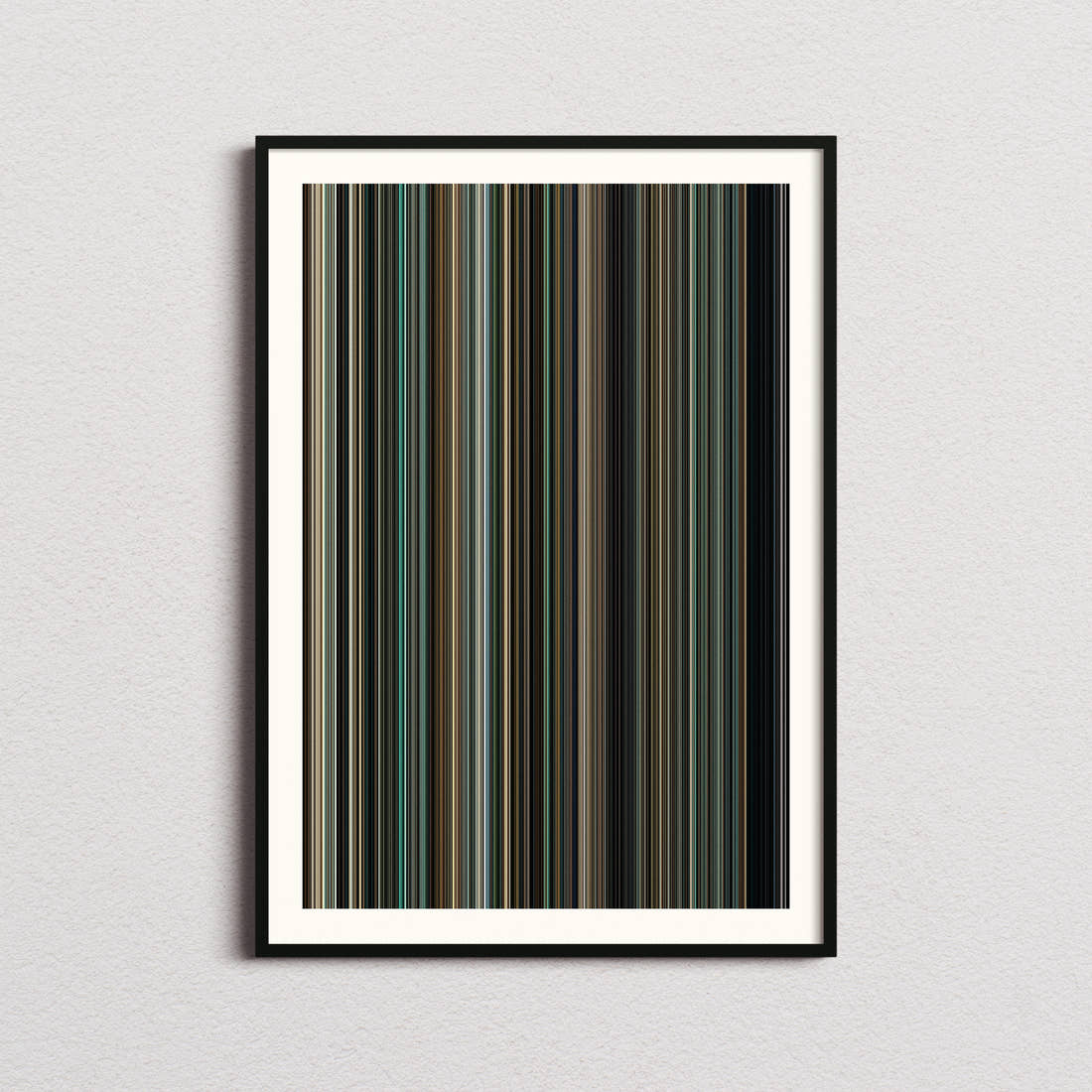 Salt Movie Barcode Poster - Barcode Only