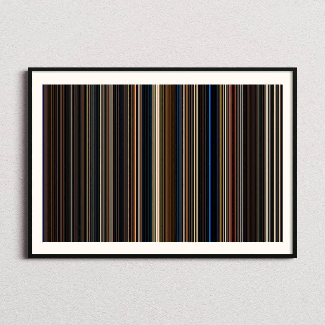 Saltburn Movie Barcode Poster - Barcode Only