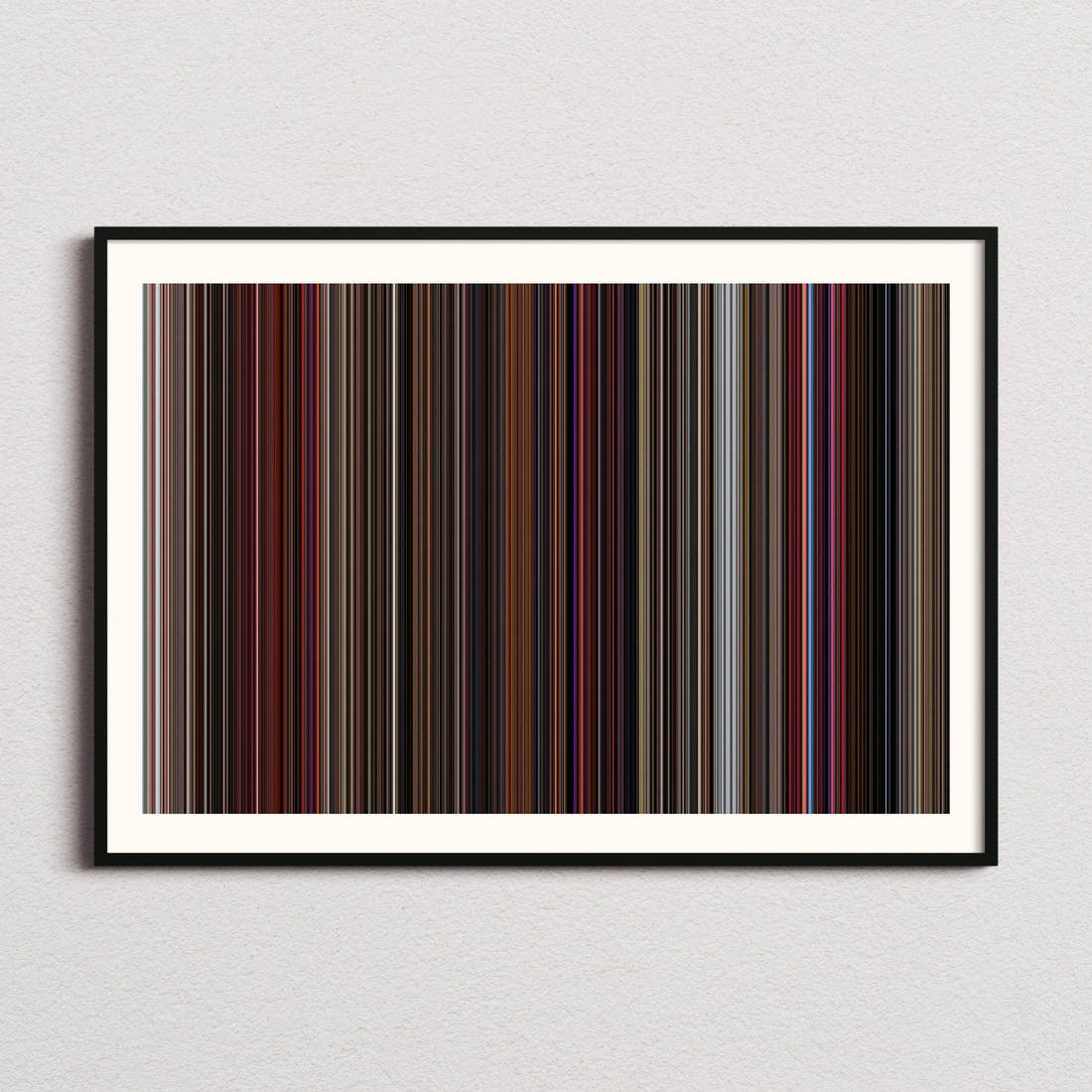 Saturday Night Fever Movie Barcode Poster - Barcode Only