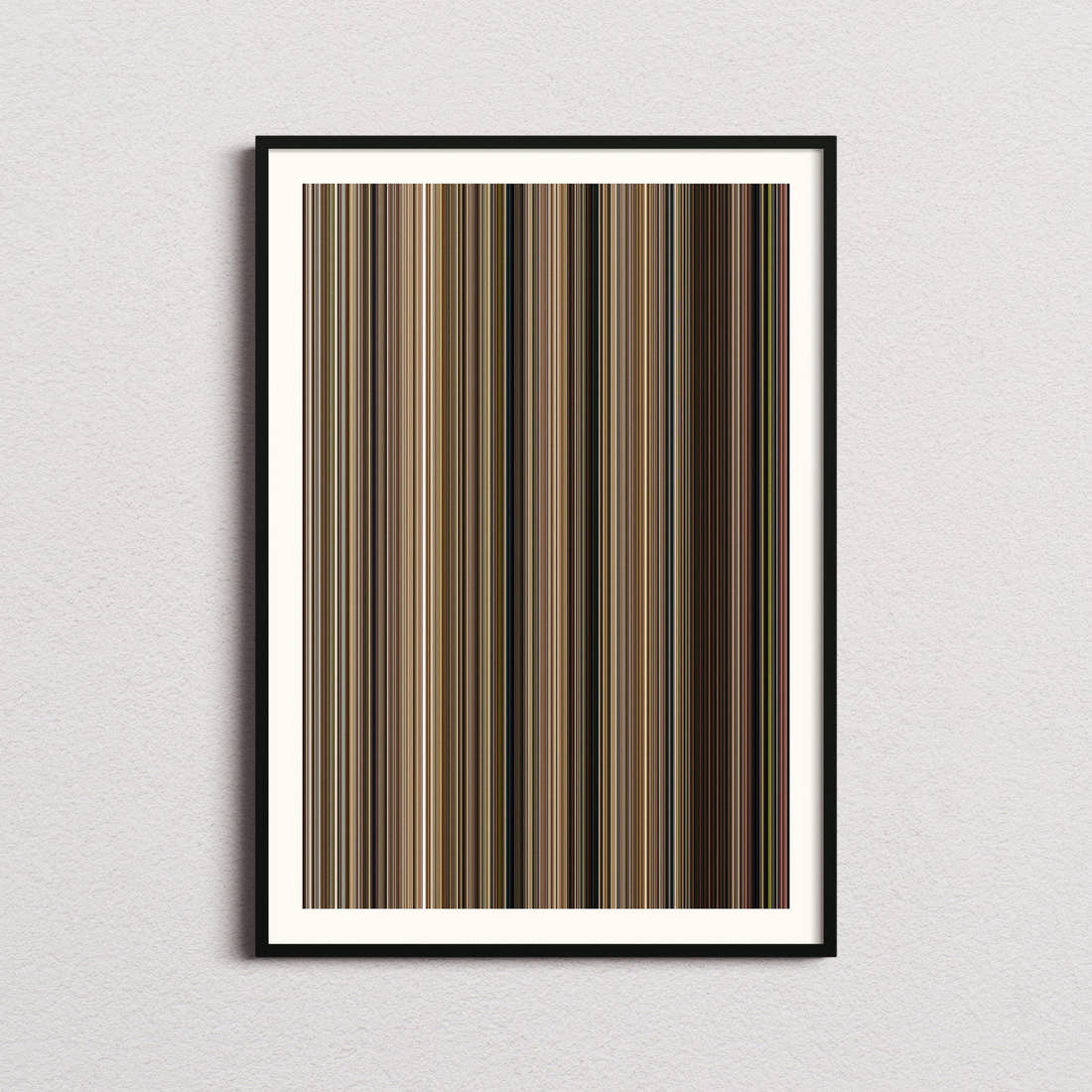 Saving Mr. Banks Movie Barcode Poster - Barcode Only