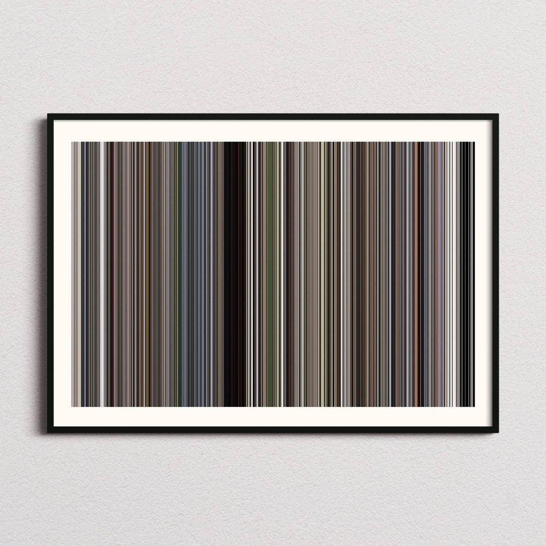 Saving Private Ryan Movie Barcode Poster - Barcode Only