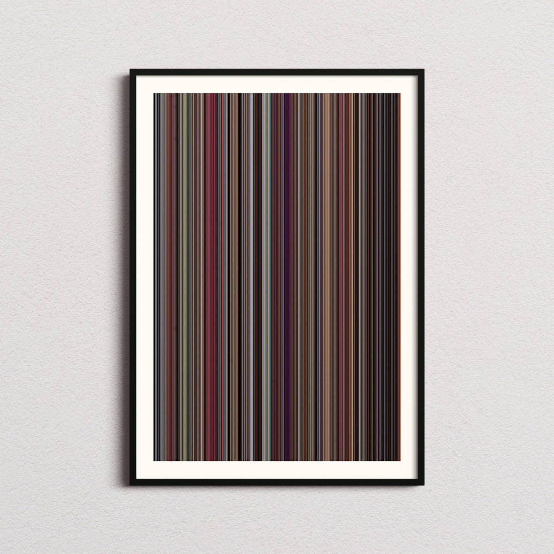 Scarface Movie Barcode Poster - Barcode Only