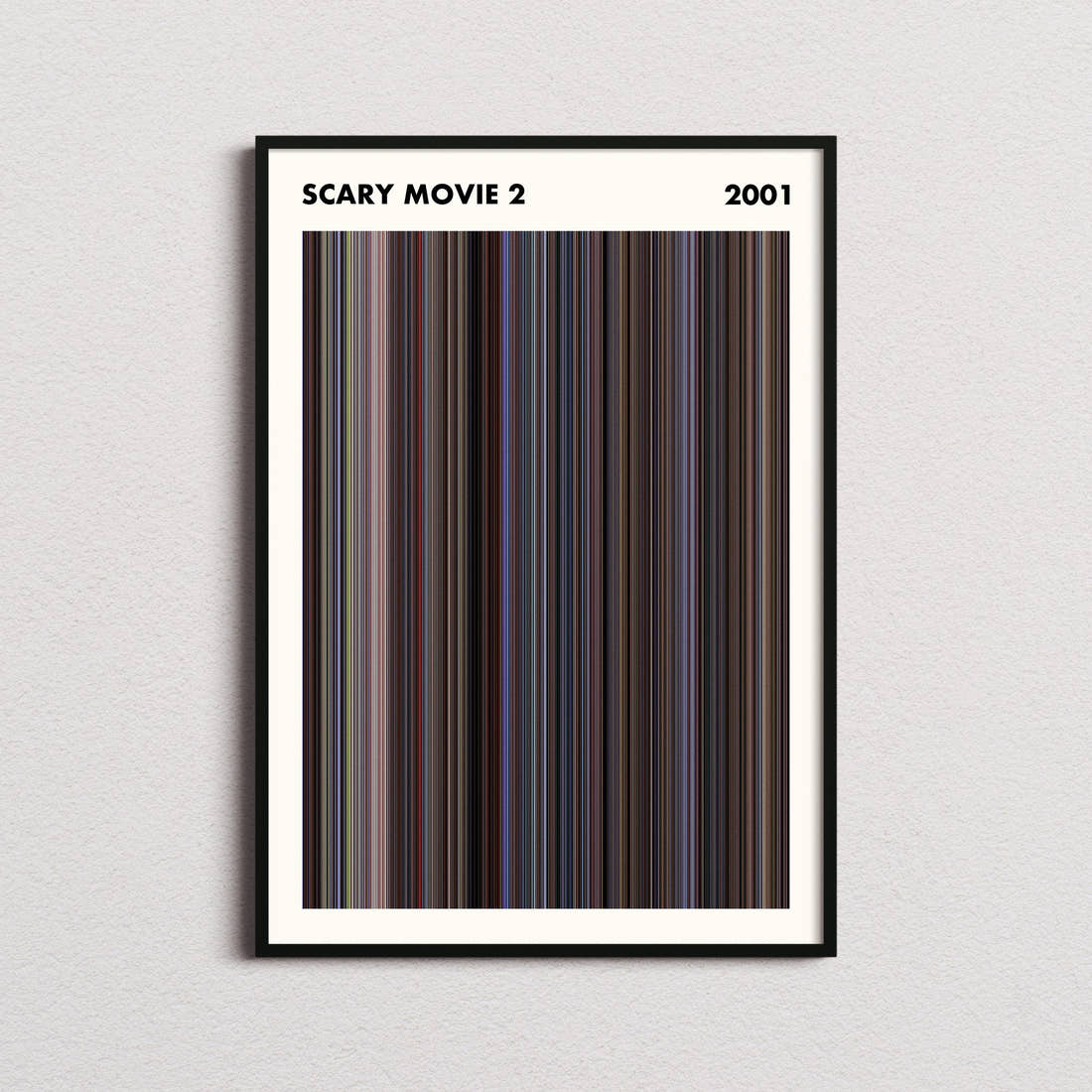 Scary Movie 2 Barcode Poster - Simplified