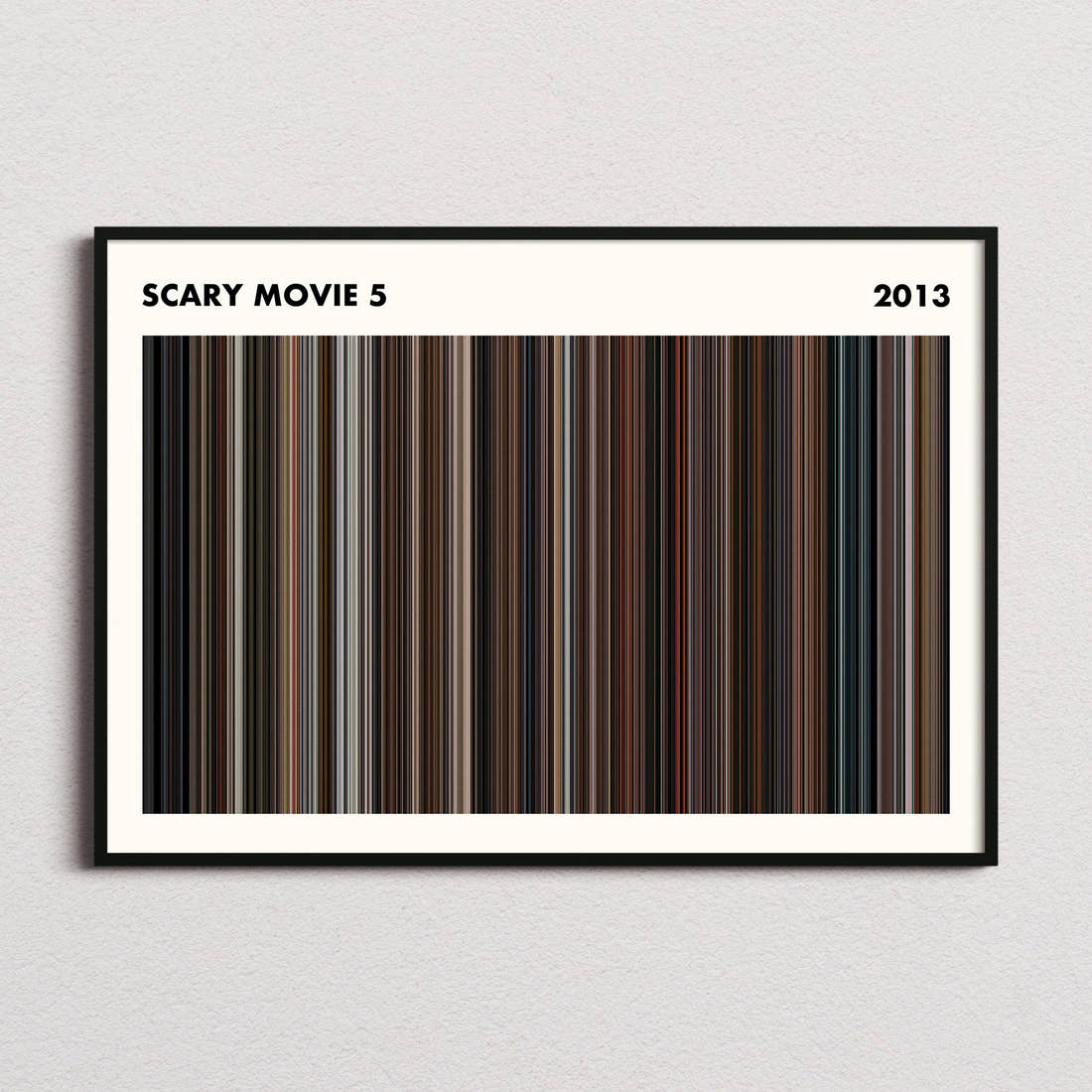 Scary Movie 5 Barcode Poster - Simplified
