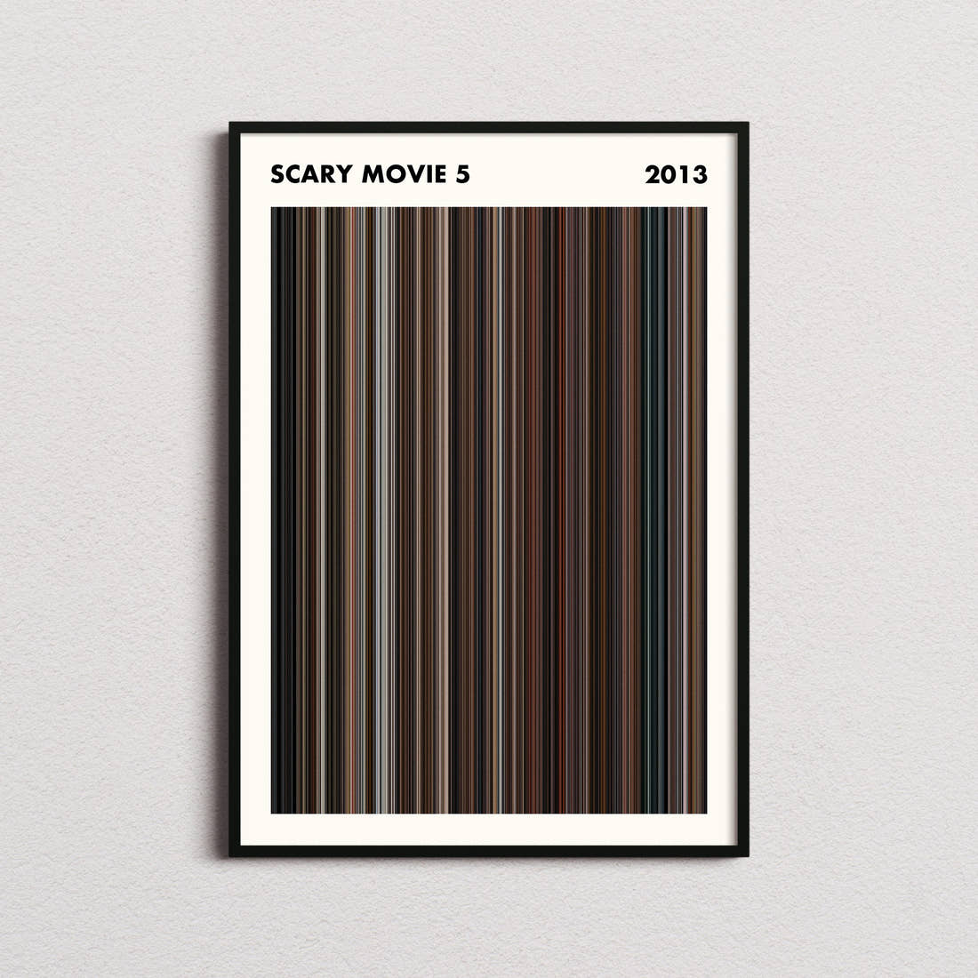Scary Movie 5 Barcode Poster - Simplified