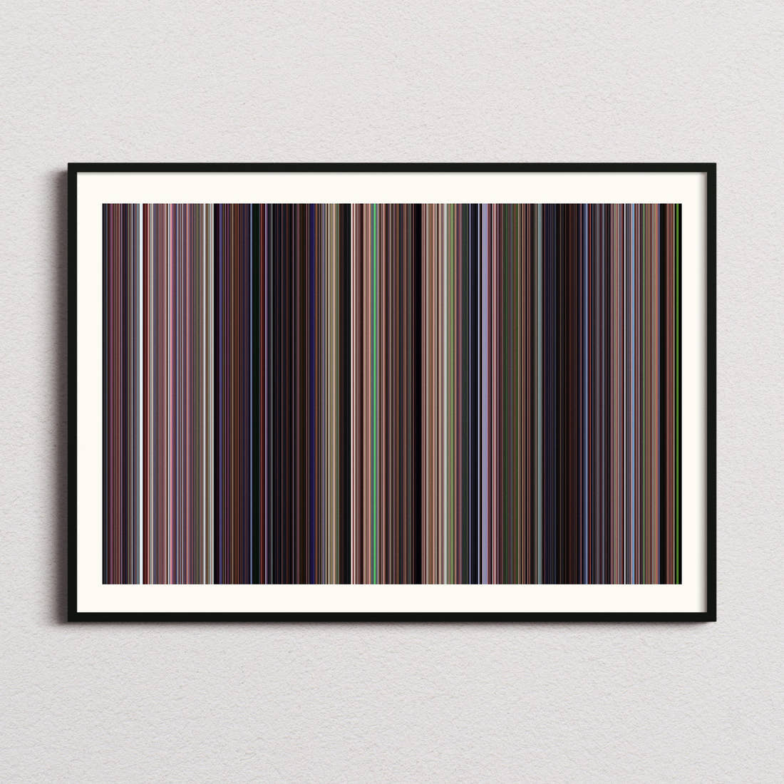 Scooby-Doo Movie Barcode Poster - Barcode Only