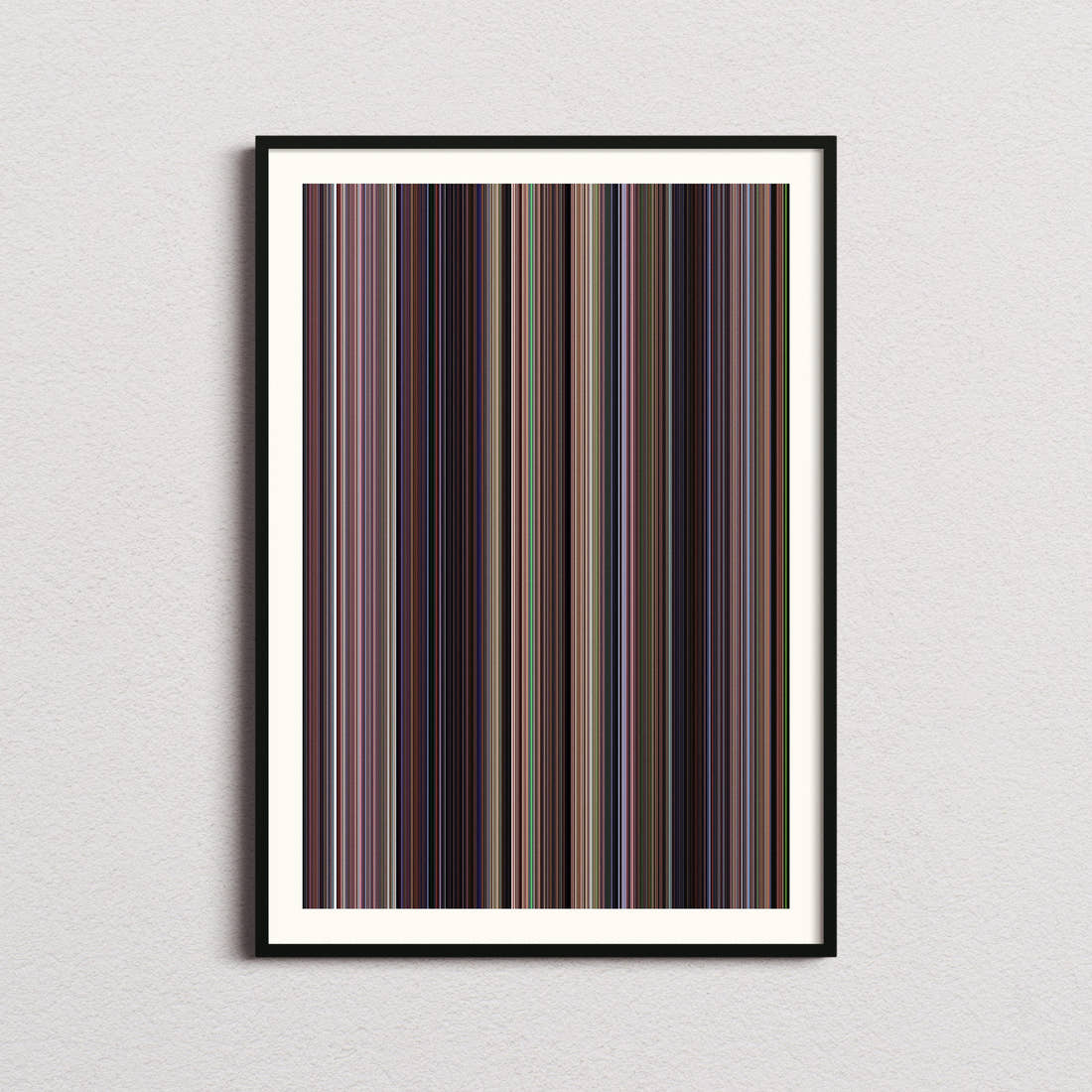 Scooby-Doo Movie Barcode Poster - Barcode Only