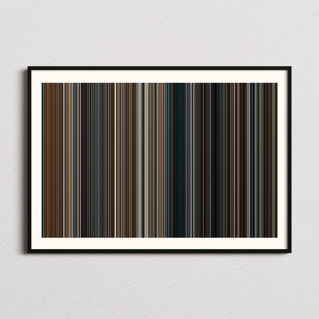 Scream Movie Barcode Poster - Barcode Only