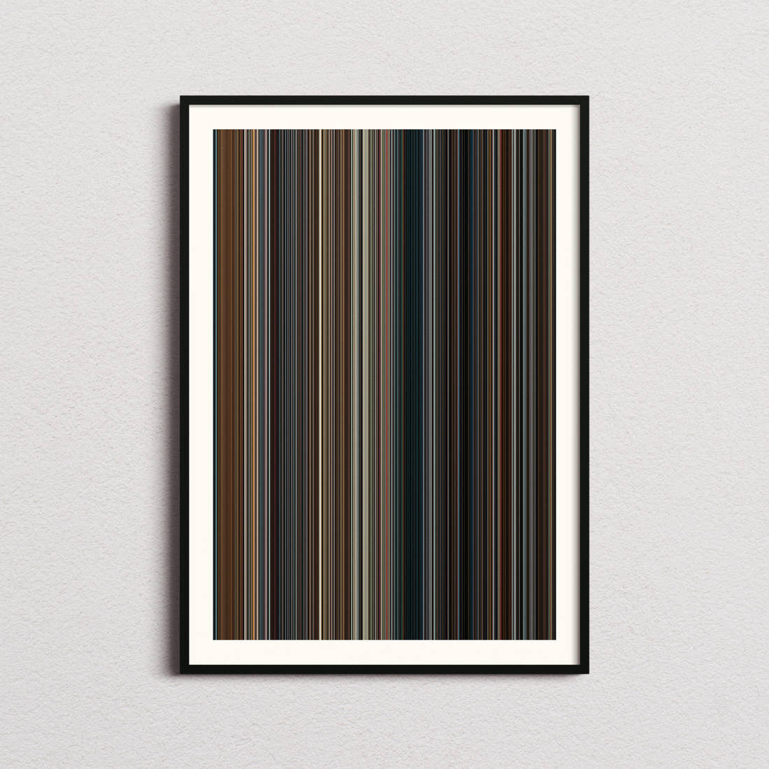 Scream Movie Barcode Poster - Barcode Only