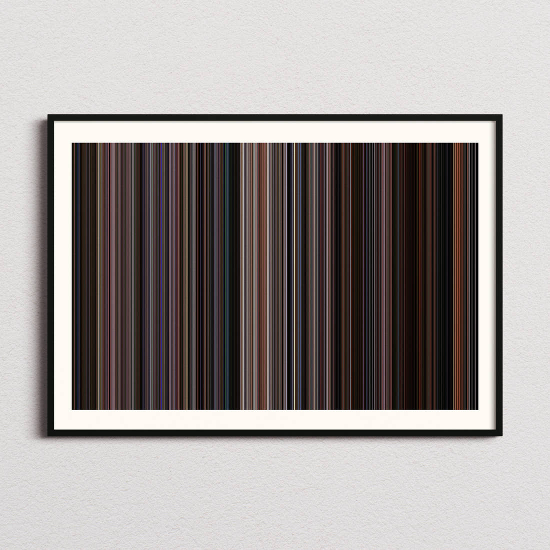 Scream 3 Movie Barcode Poster - Barcode Only