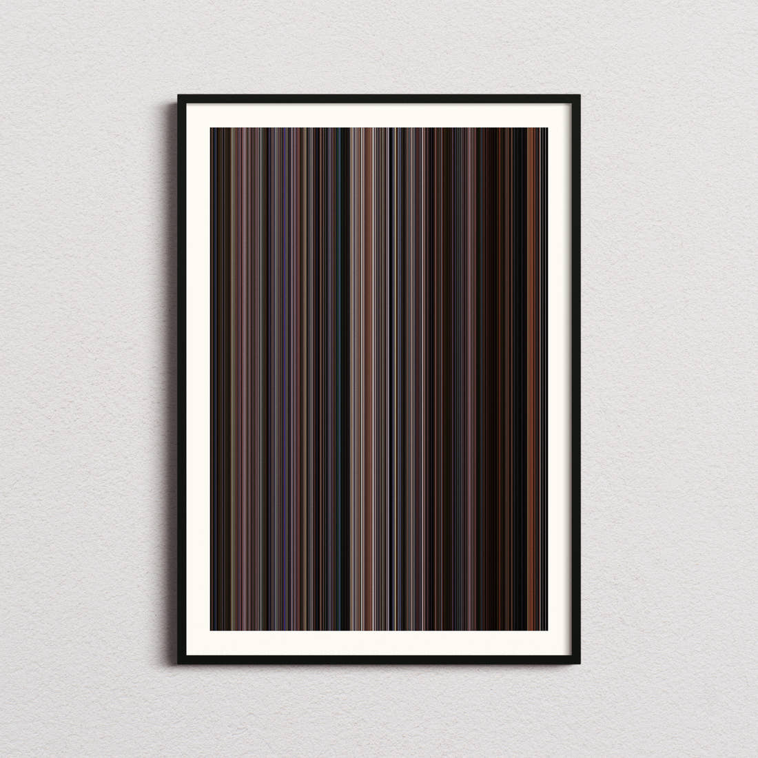 Scream 3 Movie Barcode Poster - Barcode Only