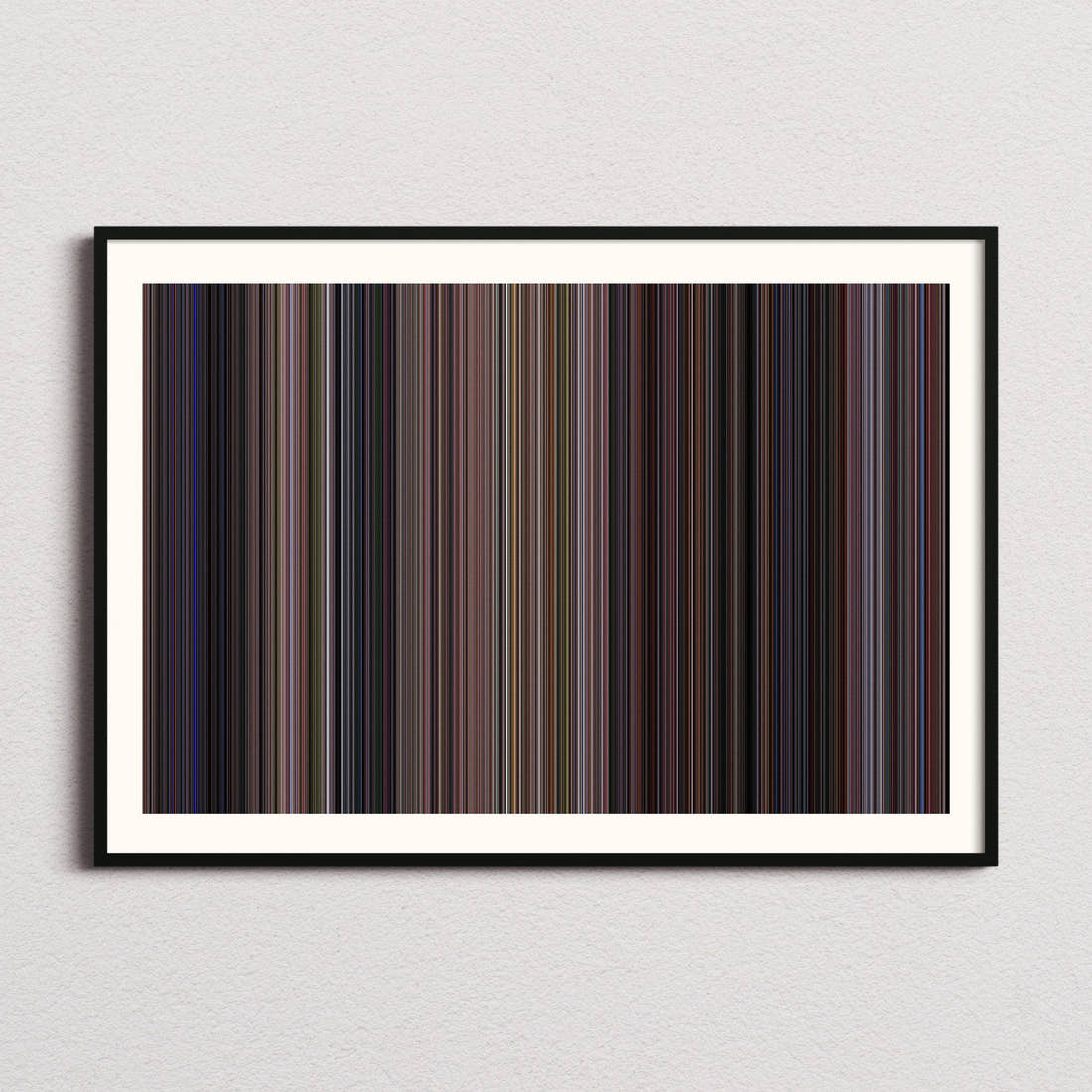 Scream Movie Barcode Poster - Barcode Only