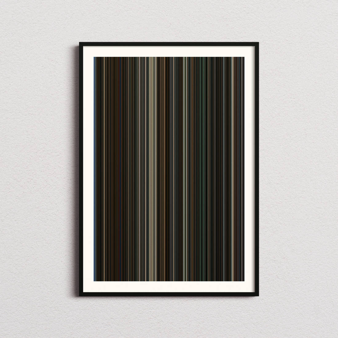 Scream VI Movie Barcode Poster - Barcode Only