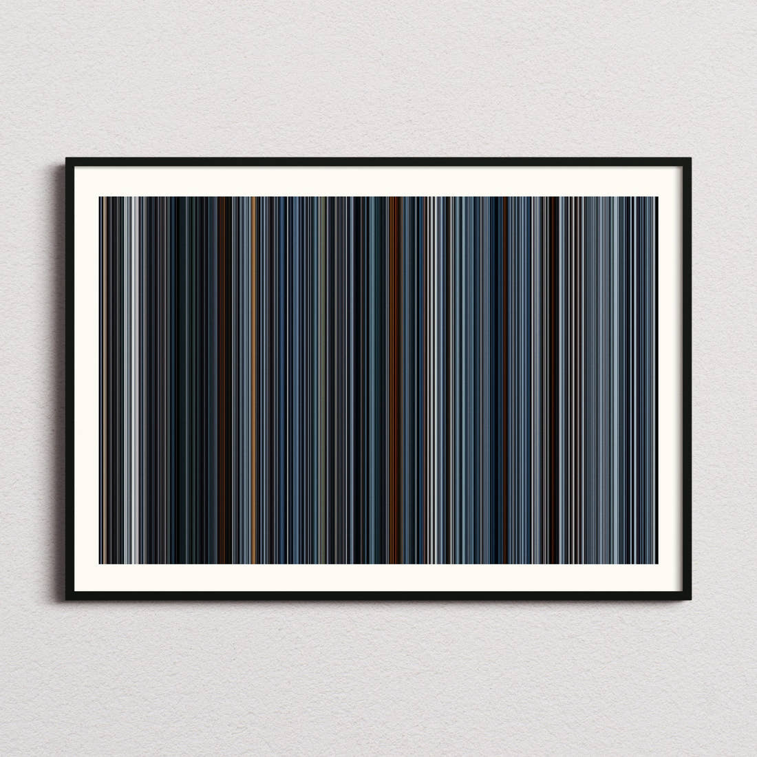 Secret in Their Eyes Movie Barcode Poster - Barcode Only