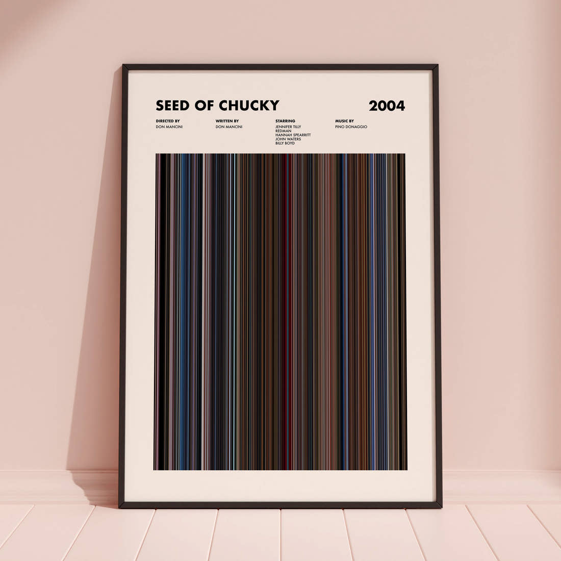 Seed of Chucky Movie Barcode Poster