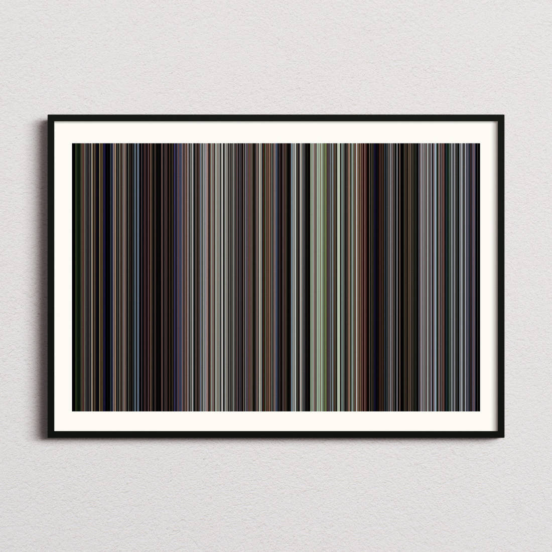 Sentimental Value Movie Barcode Poster - Barcode Only