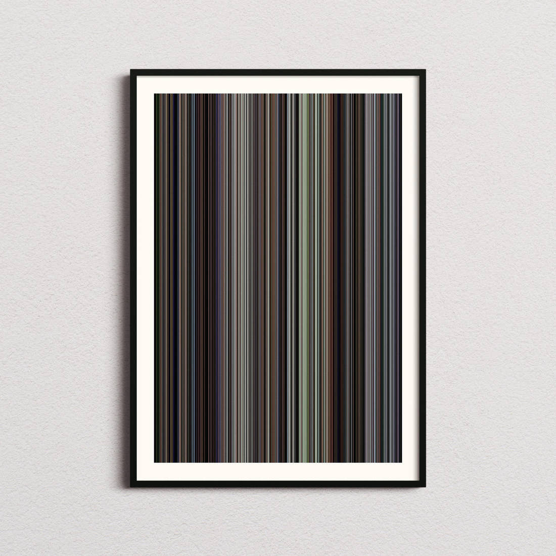 Sentimental Value Movie Barcode Poster - Barcode Only