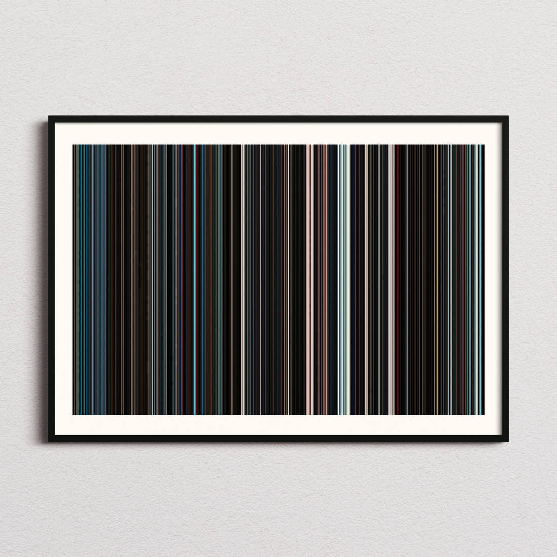 Serenity Movie Barcode Poster - Barcode Only