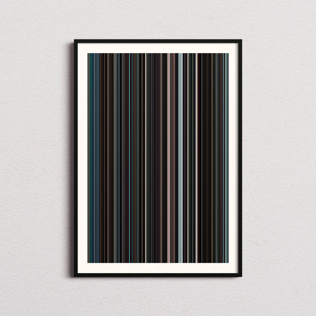 Serenity Movie Barcode Poster - Barcode Only