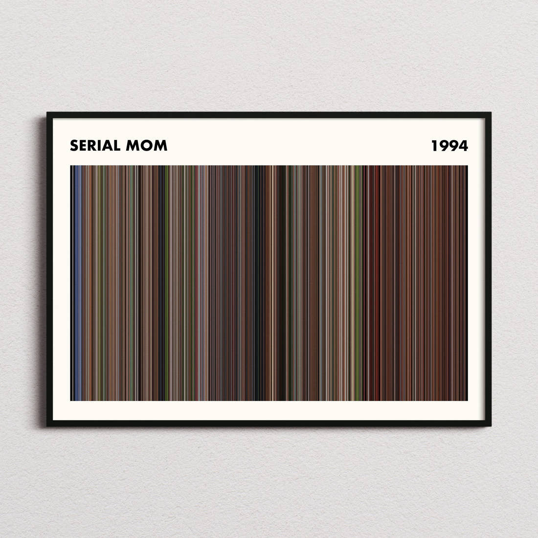 Serial Mom Movie Barcode Poster - Simplified