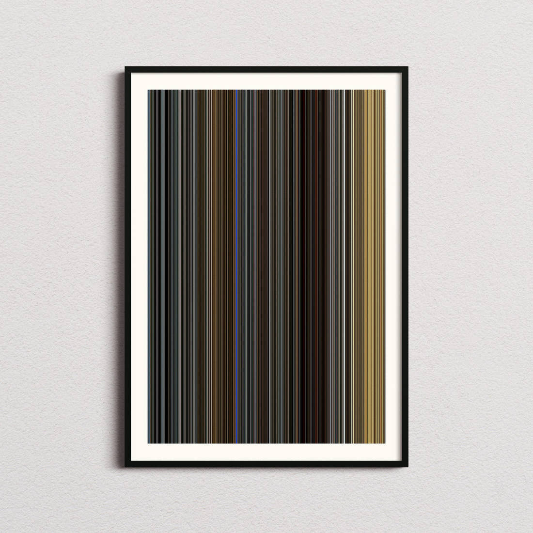 Se7en Movie Barcode Poster - Barcode Only