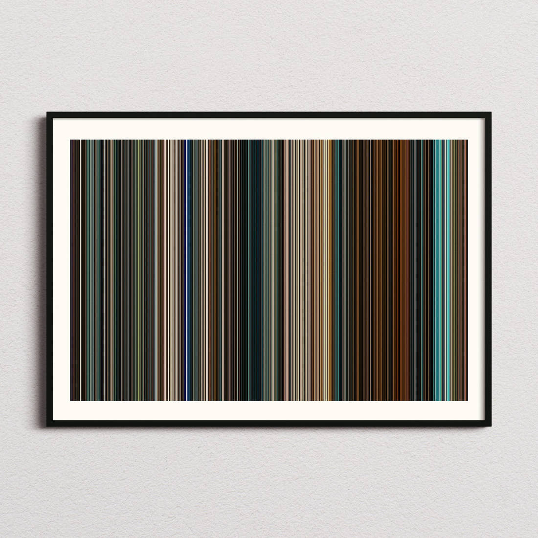 Seven Pounds Movie Barcode Poster - Barcode Only