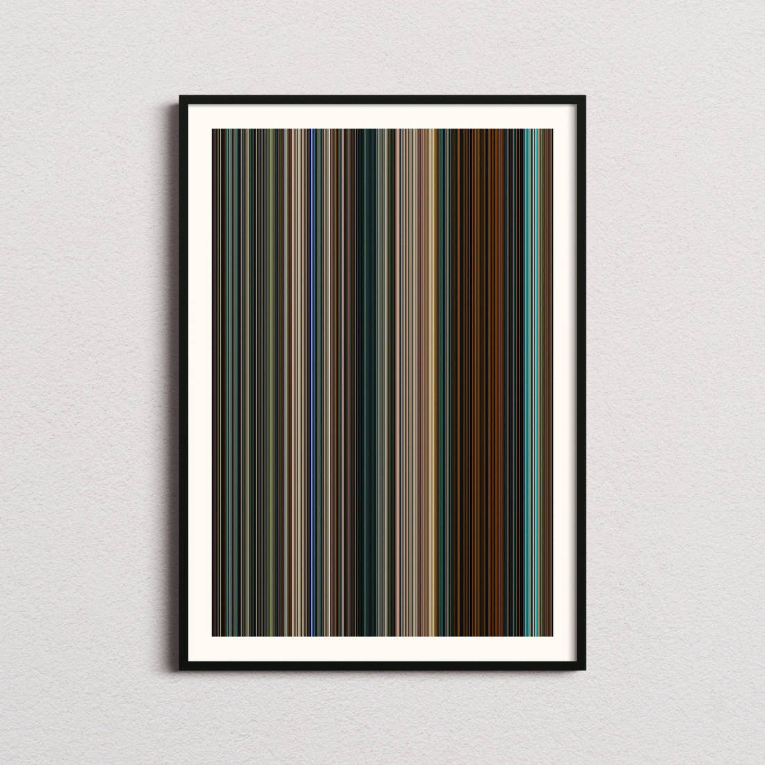 Seven Pounds Movie Barcode Poster - Barcode Only
