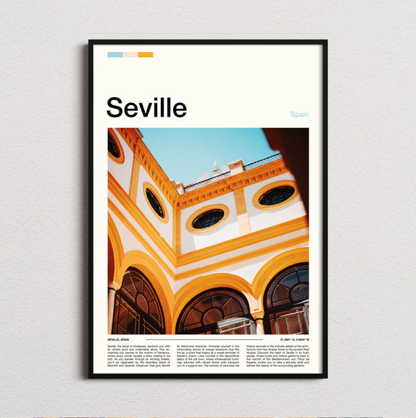 Seville - Ornate Arched Ceiling - Travel Print