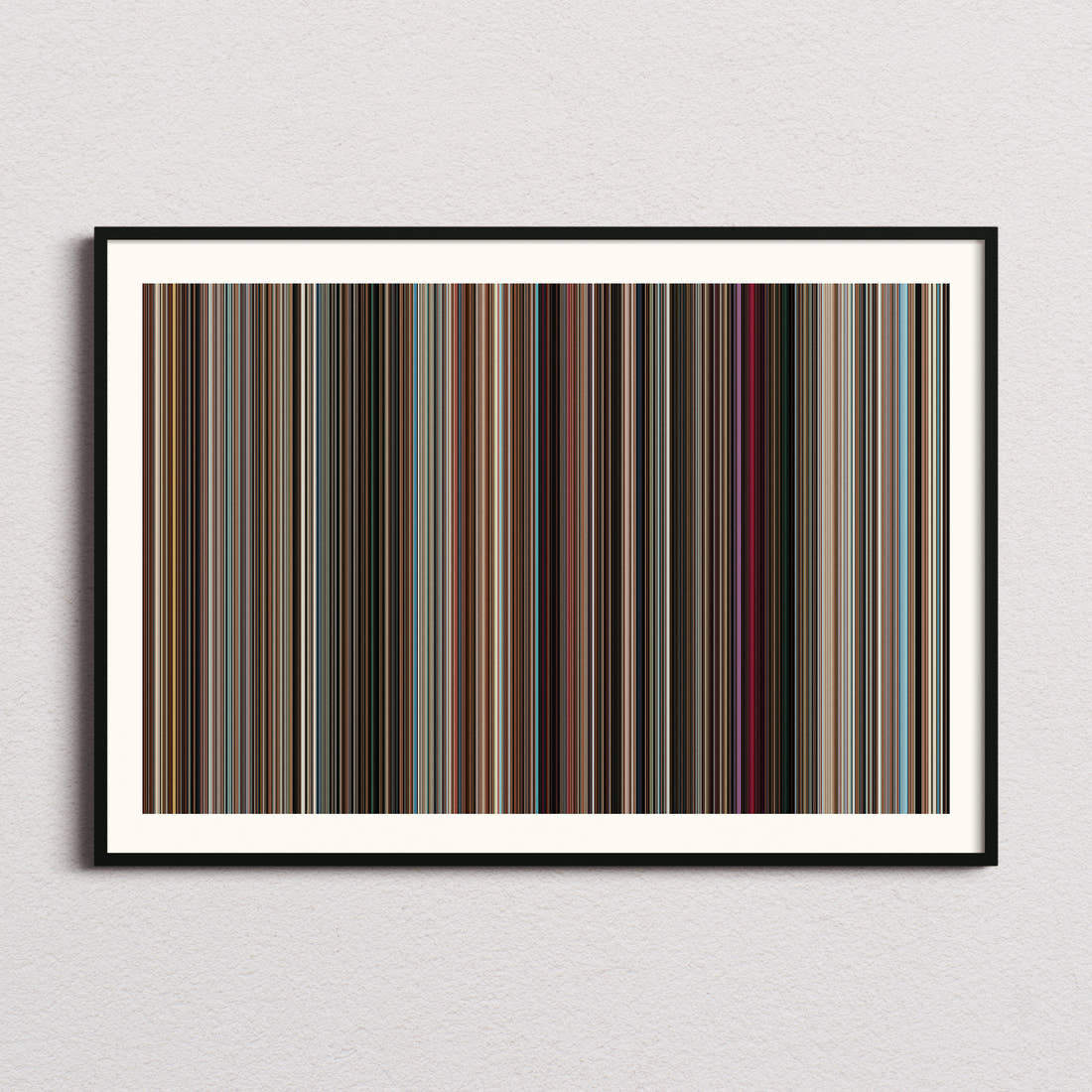 Sex and the City Movie Barcode Poster - Barcode Only