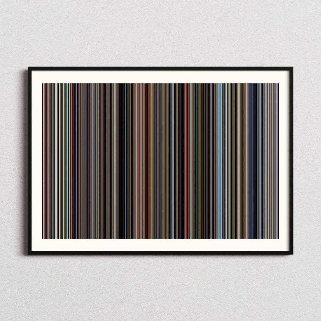 Shallow Grave Movie Barcode Poster - Barcode Only