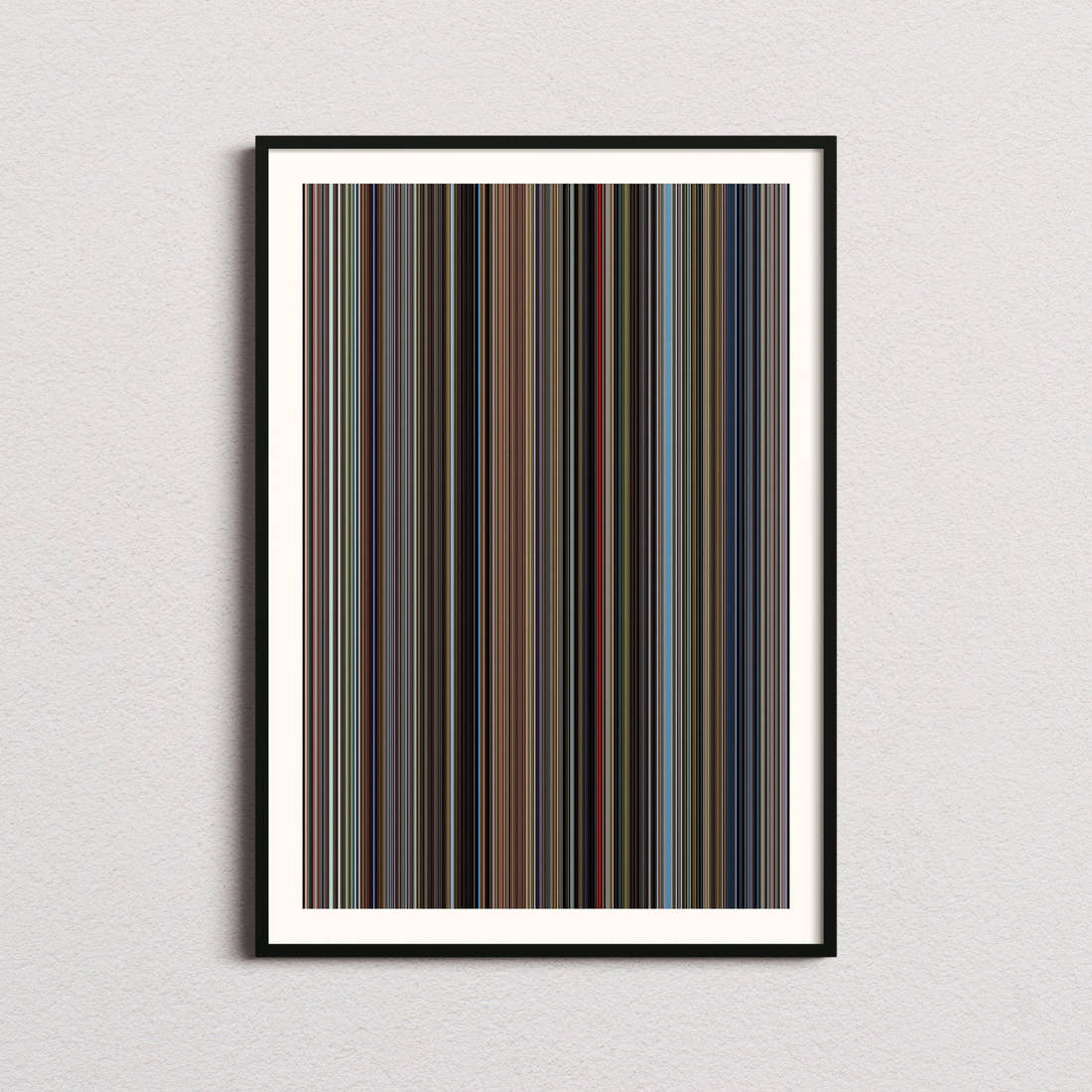 Shallow Grave Movie Barcode Poster - Barcode Only
