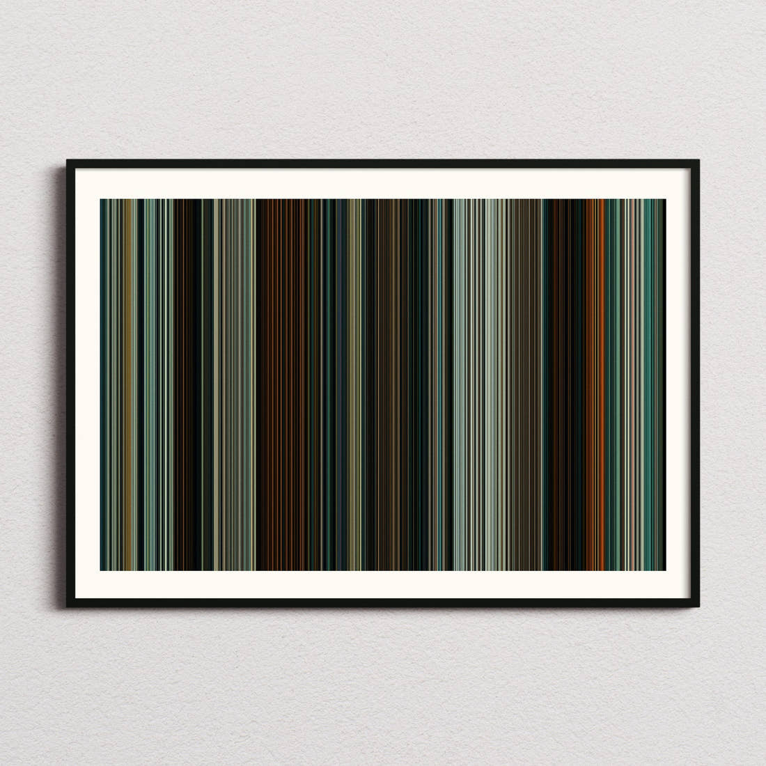 Shame Movie Barcode Poster - Barcode Only