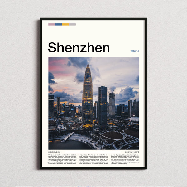 Shenzhen - Travel Print