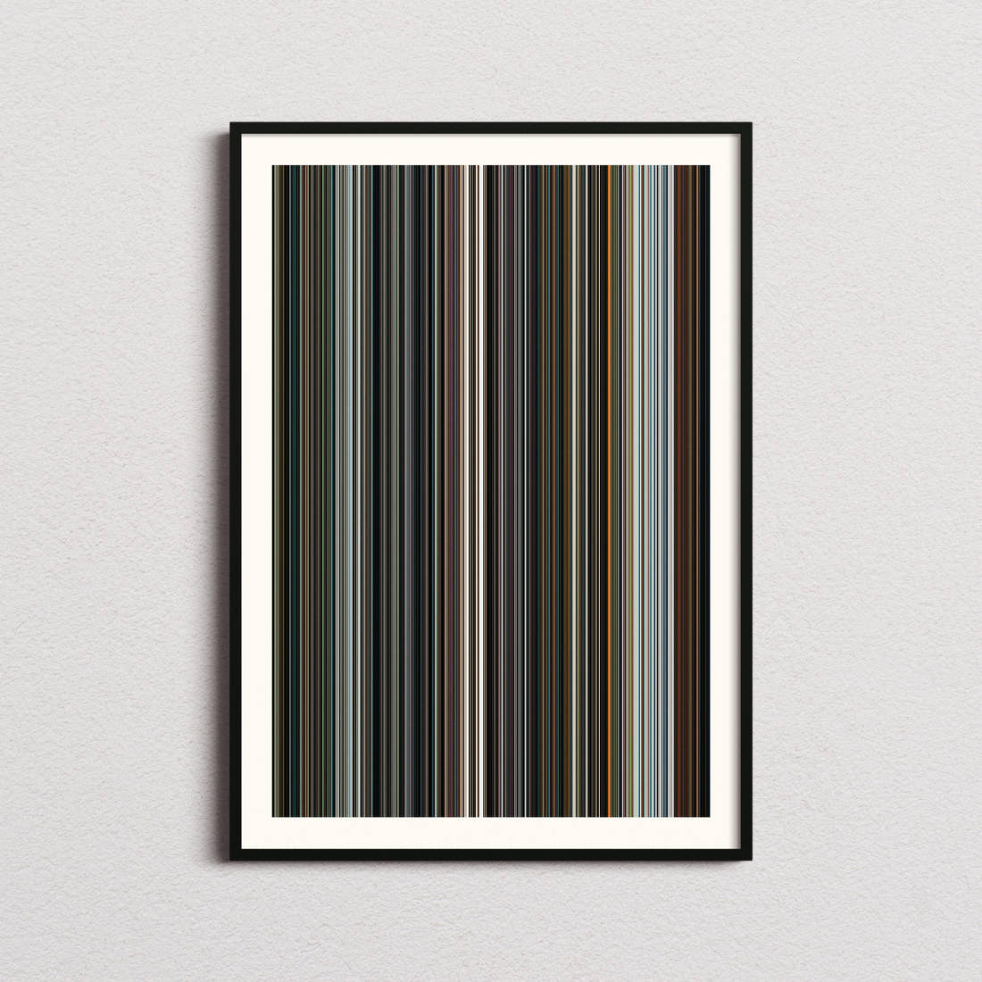Shooter Movie Barcode Poster - Barcode Only
