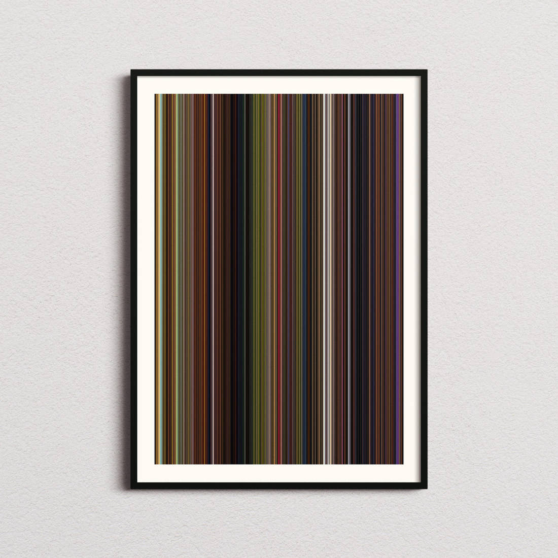 Shrek 2 Movie Barcode Poster - Barcode Only