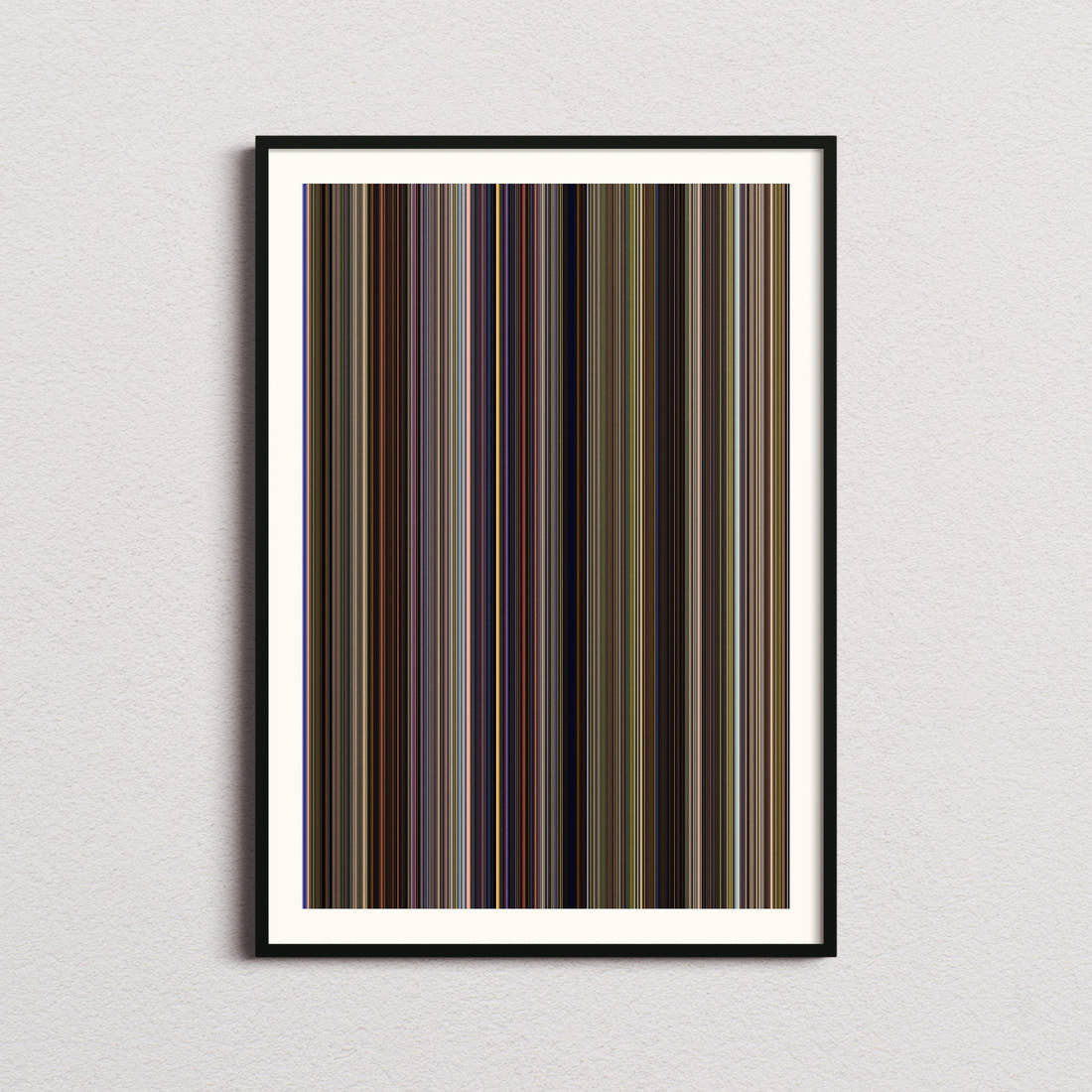 Shrek Movie Barcode Poster - Barcode Only