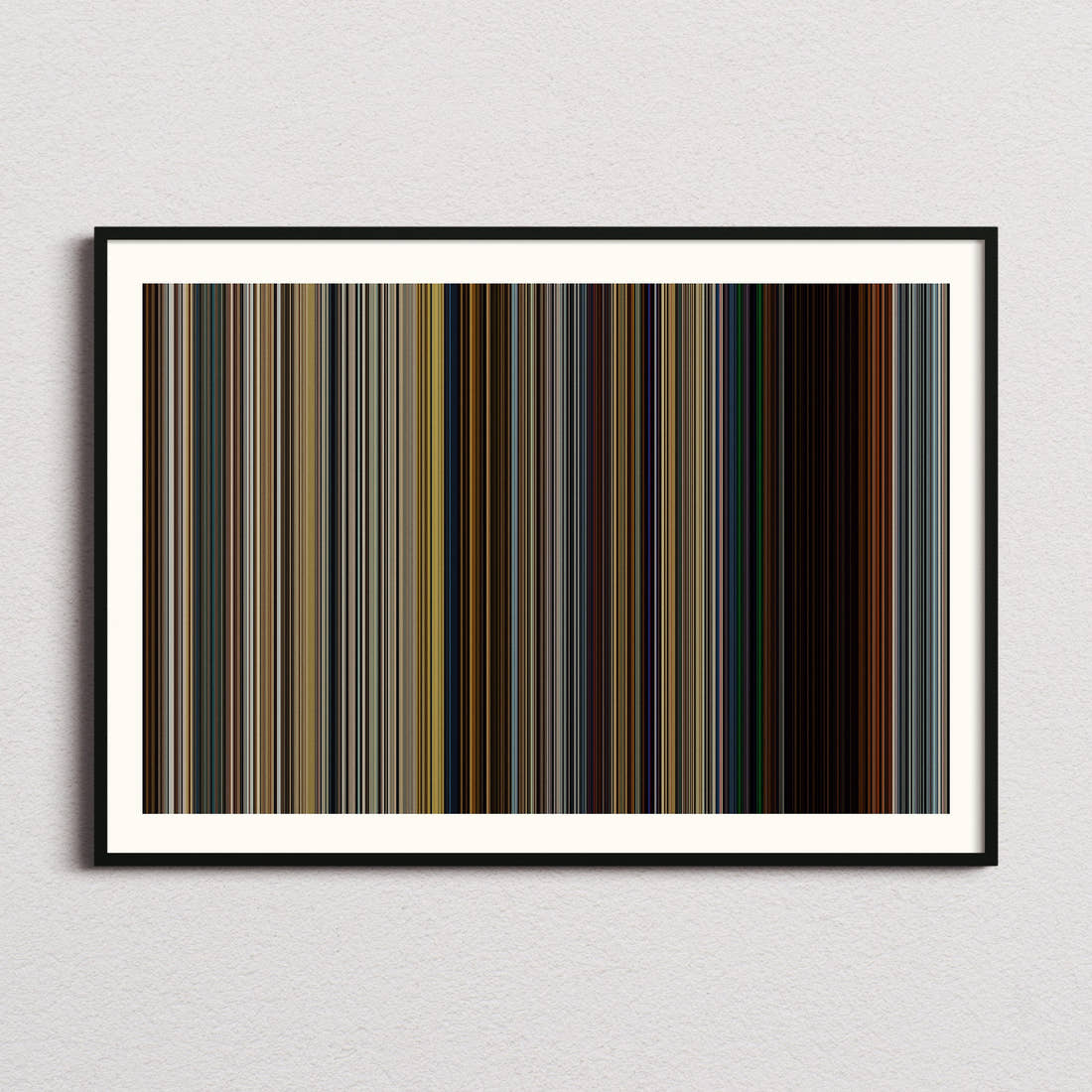 Sicario Movie Barcode Poster - Barcode Only