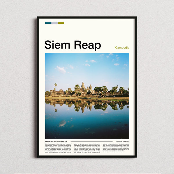 Siem Reap - Angkor Wat Reflection - Travel Print