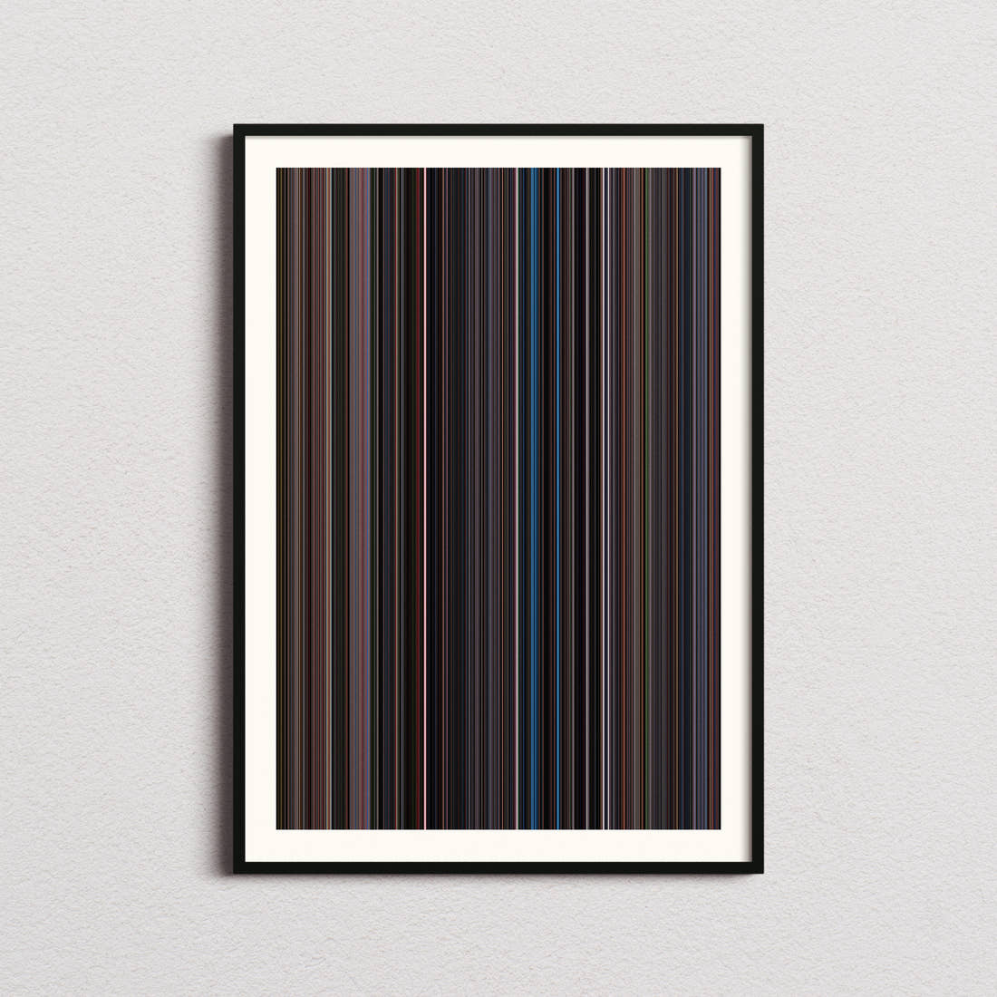 Silent Running Movie Barcode Poster - Barcode Only