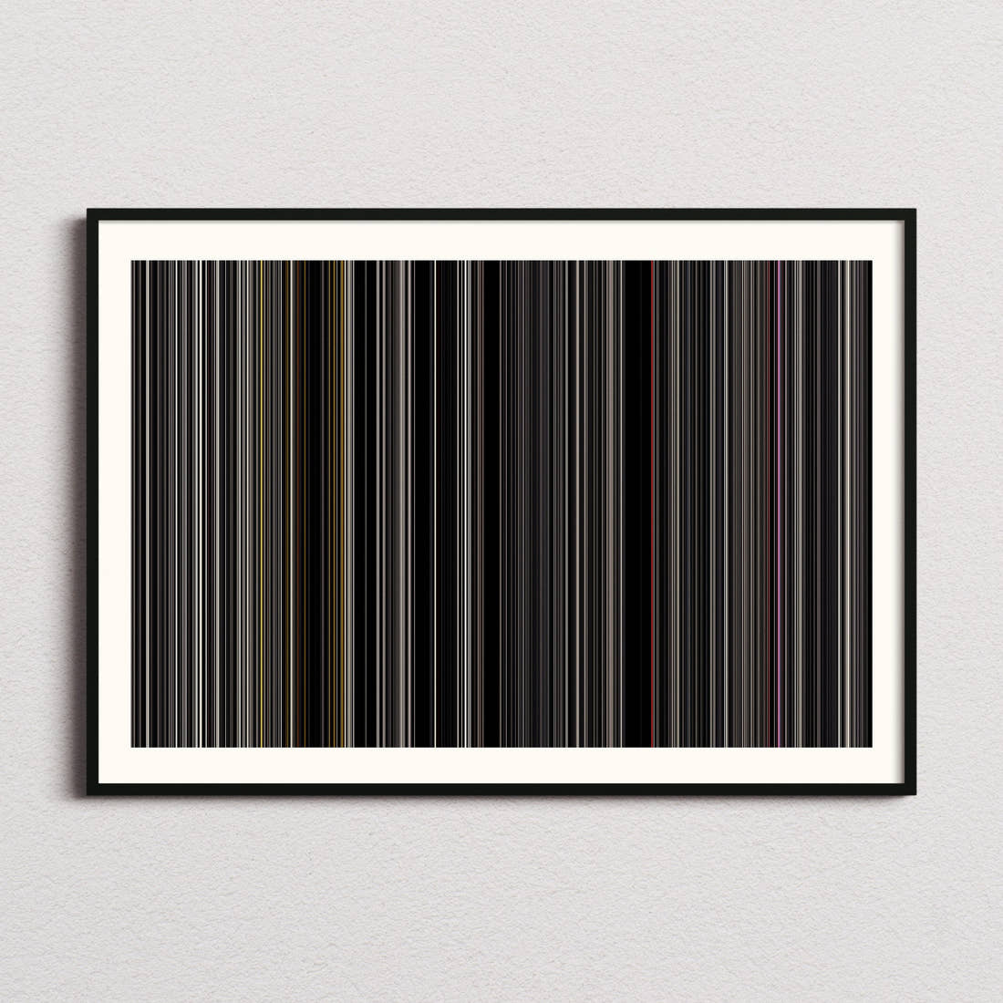 Sin City Movie Barcode Poster - Barcode Only
