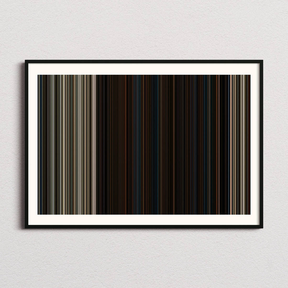 Sinners Movie Barcode Poster - Barcode Only