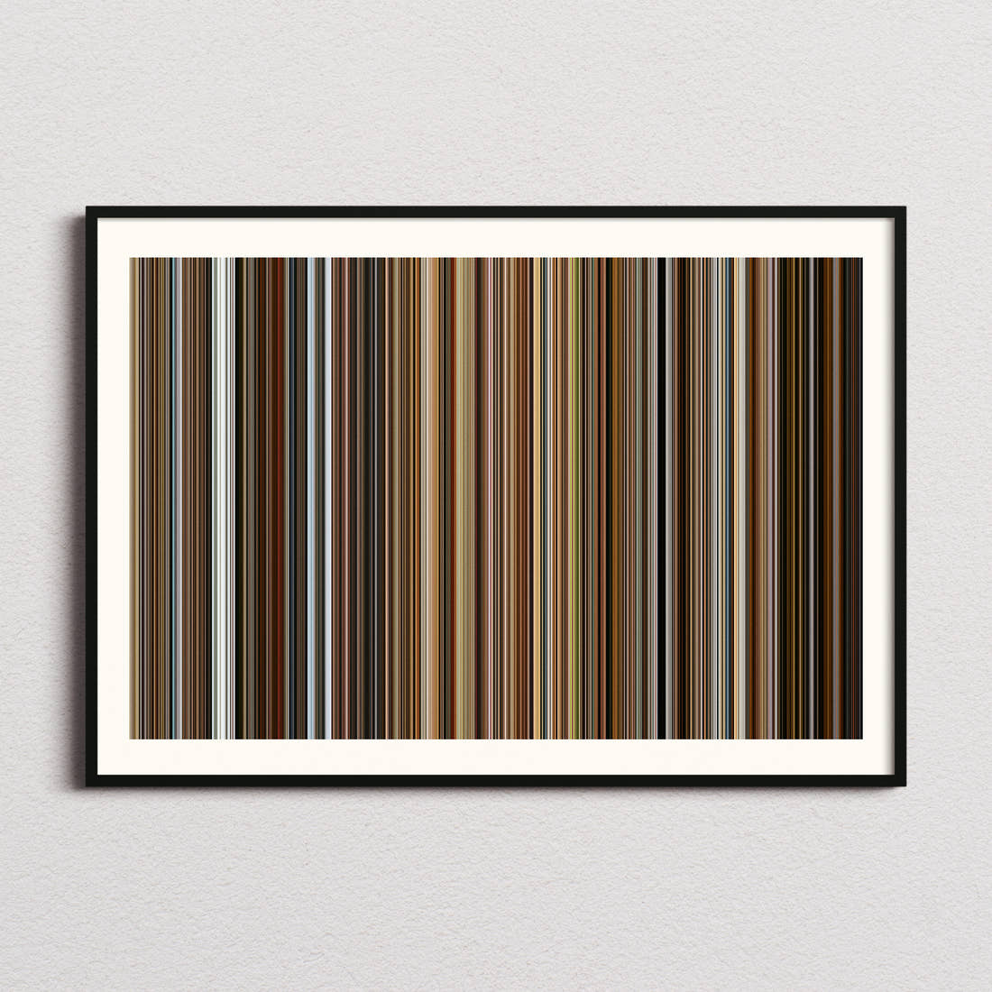 Sita Ramam Movie Barcode Poster - Barcode Only