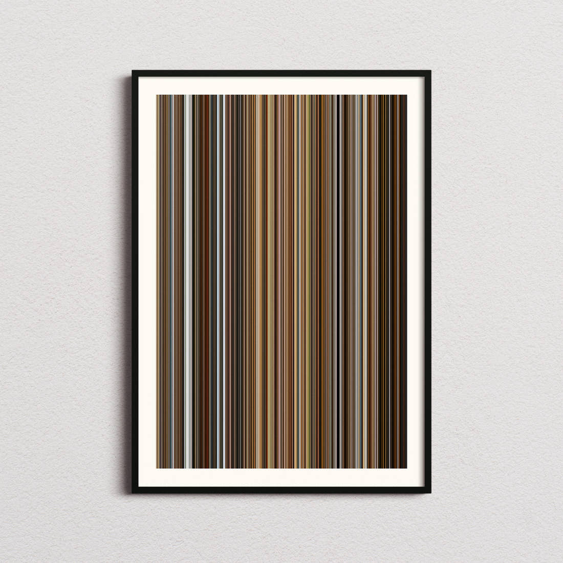 Sita Ramam Movie Barcode Poster - Barcode Only