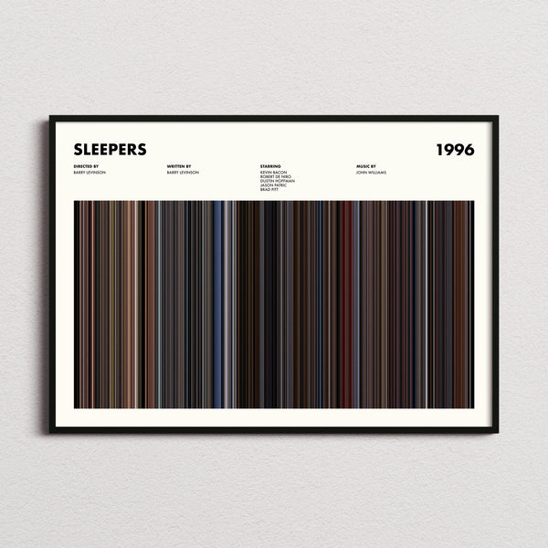 Sleepers Movie Barcode Poster